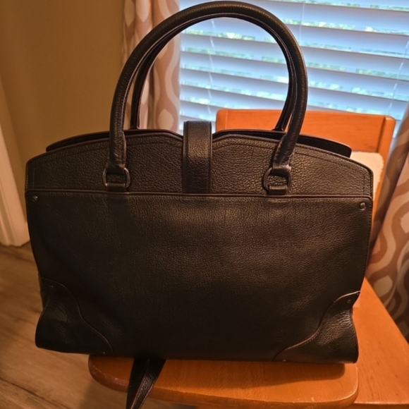 Coach Mercer Satchel In Canyon Quilt Denim Patchwork - Picture 4 of 7